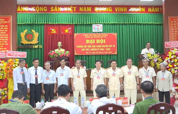 Mỹ Tú: Thành lập Hội cựu Công an Nhân dân lần thứ I